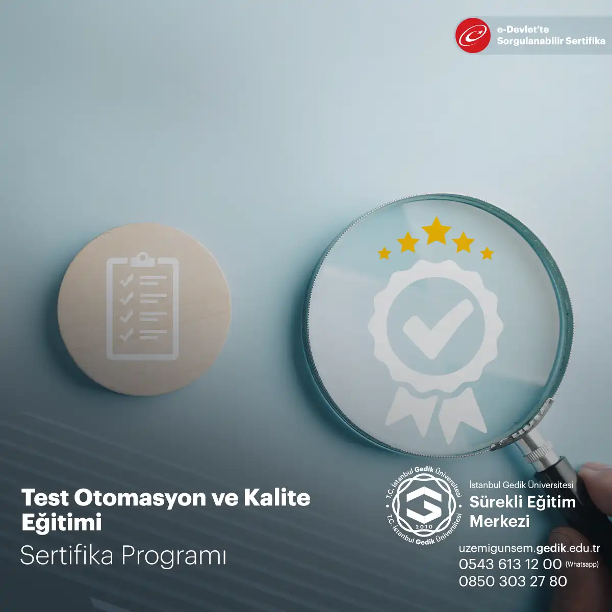 Test Otomasyon ve Kalite Eğitimi 